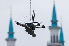 Российские бойцы сбили дрон-бомбардировщик под Красноармейском
