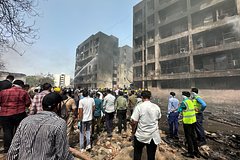 Аэропорт в Индии отменил все рейсы после крушения Boeing с сотнями пассажиров