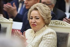 Матвиенко оценила предложения России на переговорах в Стамбуле