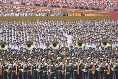 В Германии назвали военный парад в Пекине предупреждением США